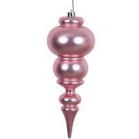 Vickerman 14" Orchid Matte Finial Ornament