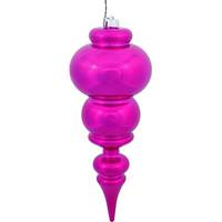 Vickerman 14" Orchid Shiny Finial Ornament
