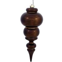 Vickerman 14" Chocolate Shiny Finial Ornament