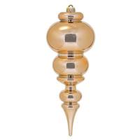 Vickerman 14" Cafe Latte Shiny Finial Ornament