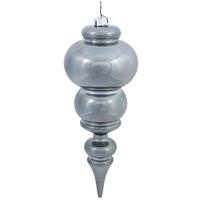 Vickerman 14" Pewter Shiny Finial Ornament