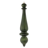 Vickerman 14" Moss Green Matte Finial Drop Ornament (2 pack)