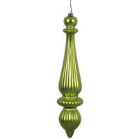 Vickerman 14" Lime Matte Finish Finial Ornament (2 pack)