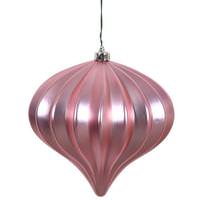 Vickerman 5.7'' Orchid Matte Onion Ornament (3 pack)