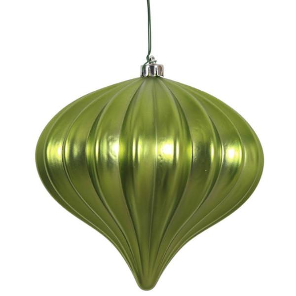 5.7'' Lime Matte Onion Ornament (3 pack)