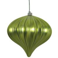 Vickerman 5.7'' Lime Matte Onion Ornament (3 pack)