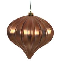 Vickerman 5.7'' Mocha Matte Onion Ornament (3 pack)