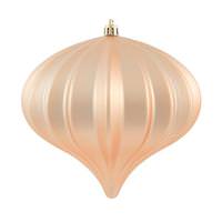 Vickerman 5.7" Cafe Latte Matte Onion Ornament (3 pack)