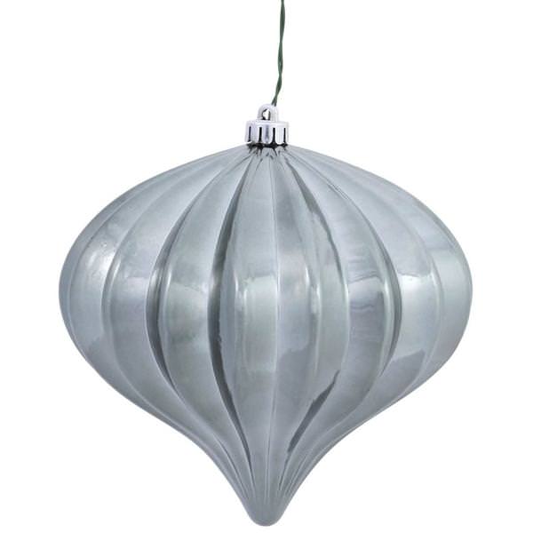 5.7'' Pewter Matte Onion Ornament (3 pack)