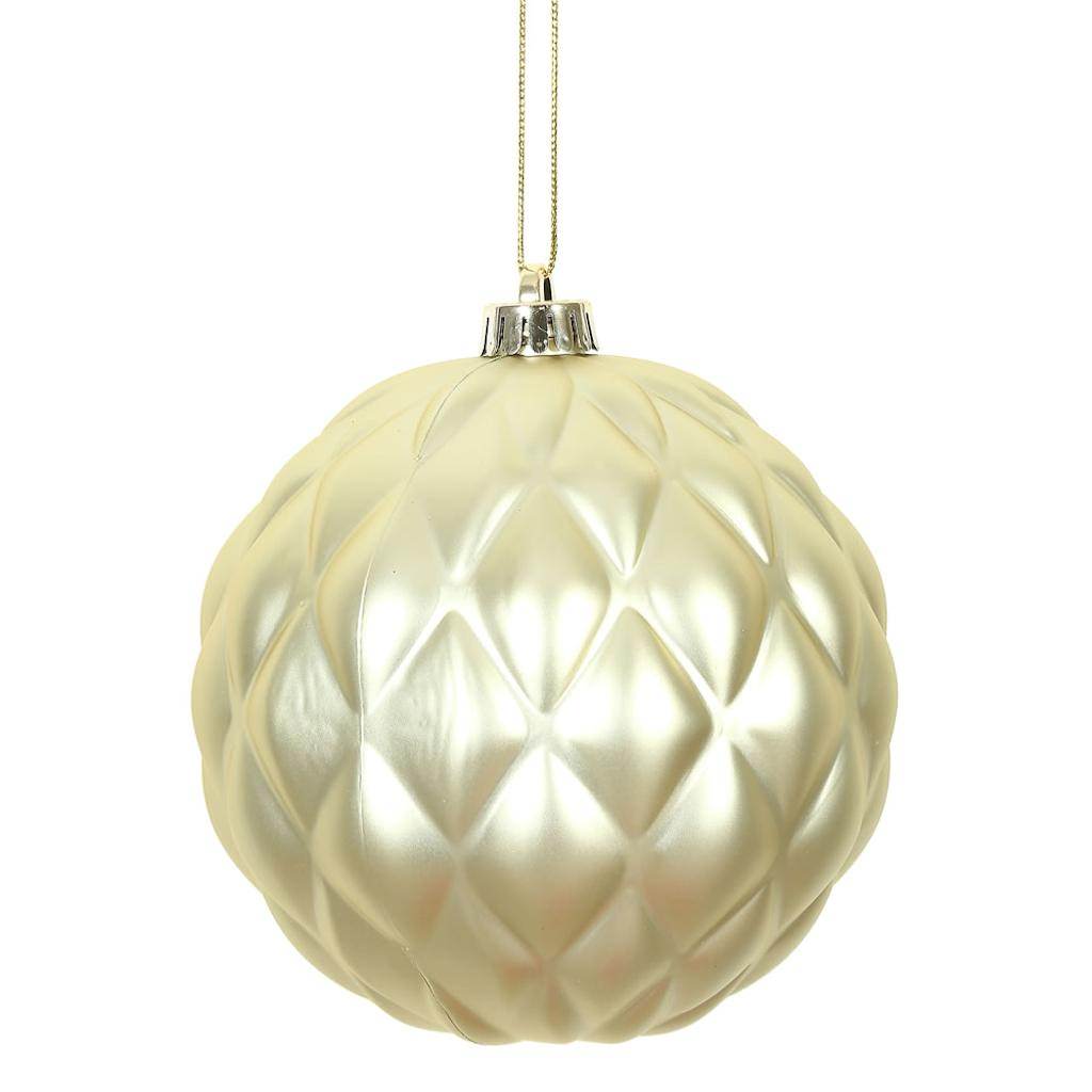 Vickerman 472828 Cream Colored Christmas Tree Pine Cone Ornament