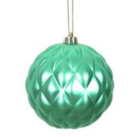 Vickerman 4" Seafoam Matte Round Pine Cone Ornament (6 pack)