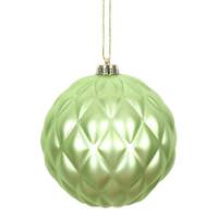 Vickerman 6" Celadon Matte Round Pine Cone Ornament (4 pack)
