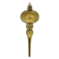 Vickerman 8" Olive Shiny Finial Ornament (3 pack)