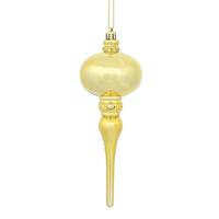 View 8" Gold Shiny Finial Ornament (3 pack)
