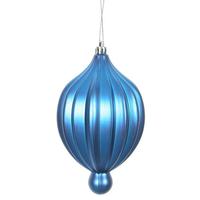 Vickerman 6.3" Blue Matte Lantern Ornament (4 pack)