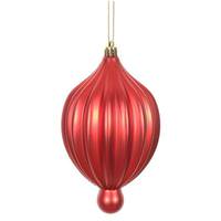 Vickerman 6.3" Red Matte Lantern Ornament (4 pack)