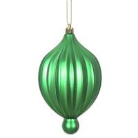 Vickerman 6.3" Green Matte Lantern Ornament (4 pack)