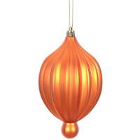 Vickerman 6.3" Burnished Orange Matte Lantern Ornament (4 pack)