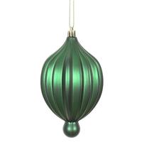 Vickerman 6.3" Emerald Matte Lantern Ornament (4 pack)