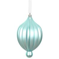 Vickerman 6.3" Baby Blue Matte Lantern Ornament (4 pack)