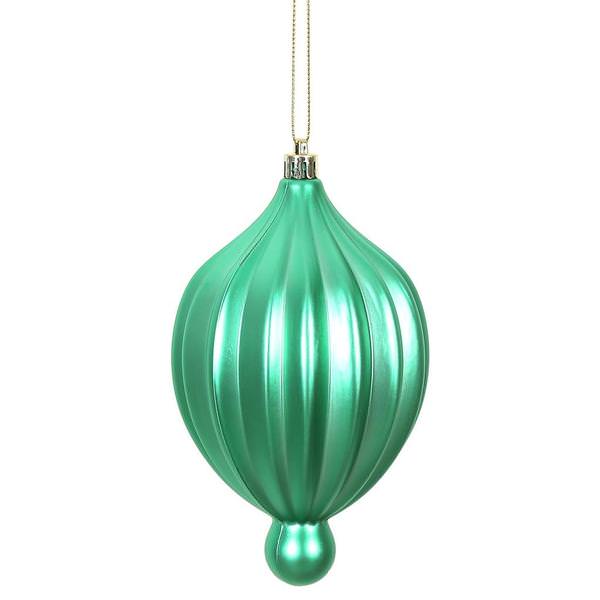 6.3" Seafoam Matte Lantern Ornament (4 pack)