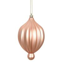 Vickerman 6.3" Rose Gold Matte Lantern Ornament (4 pack)