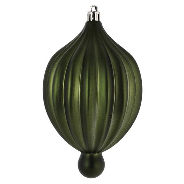 6.3" Moss Green Matte Lantern Ornament (4 pack)