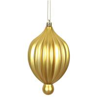 Vickerman 6.3" Gold Matte Lantern Ornament (4 pack)