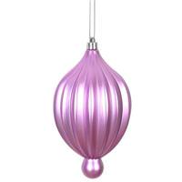 Vickerman 6.3" Orchid Matte Lantern Ornament (4 pack)