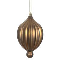 Vickerman 7" Mocha Matte Lantern Ornament