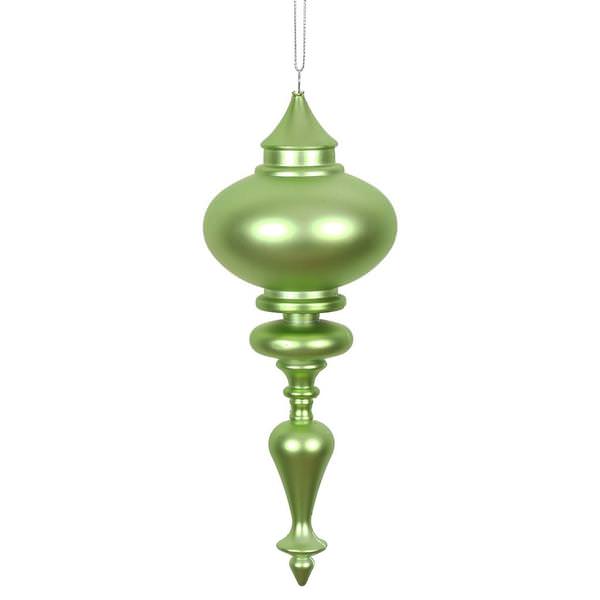 8.7" Celadon Matte Finial Ornament (3 pack)