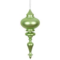 Vickerman 8.7" Celadon Matte Finial Ornament (3 pack)