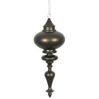 View 8.7" Gunmetal Matte Finial Ornament (3 pack)