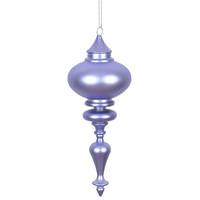 View 8.7" Lavender Matte Finial Ornament (3 pack)