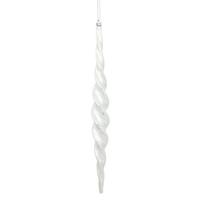 Vickerman 14.6" Silver Shiny Spiral Icicle Ornament (2 pack)