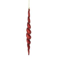 Vickerman 14.6" Burgundy Shiny Spiral Icicle Ornament (2 pack)