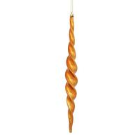 Vickerman 14.6" Copper Shiny Spiral Icicle Ornament (2 pack)