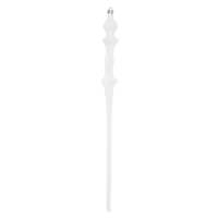 Vickerman 15.7" White Shiny Icicle Ornament (3 pack)