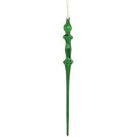 Vickerman 15.7" Emerald Shiny Icicle Ornament (3 pack)