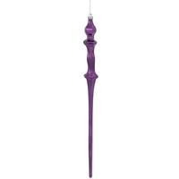 Vickerman 15.7" Plum Shiny Icicle Ornament (3 pack)