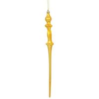 Vickerman 15.7" Honey Gold Shiny Icicle Ornament (3 pack)