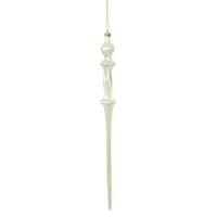 Vickerman 15.7" Champagne Shiny Icicle Ornament (3 pack)