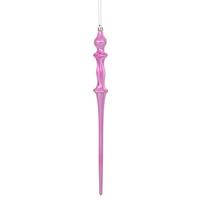 Vickerman 15.7"  Mauve Shiny Icicle Ornament (3 pack)