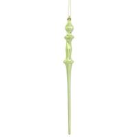 Vickerman 15.7"  Celadon Shiny Icicle Ornament (3 pack)