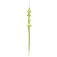 Vickerman 15.7"  Lime Shiny Icicle Ornament (3 pack)