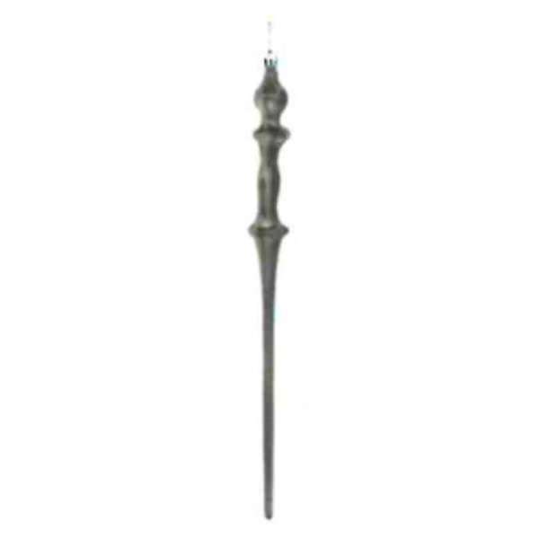15.7" Gunmetal Shiny Icicle Ornament (3 pack)