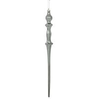 Vickerman 15.7"  Pewter Shiny Icicle Ornament (3 pack)