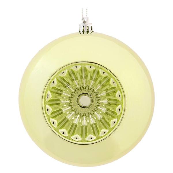 4.75" Celadon Shiny Star Brite Ball Ornament (4 pack)