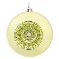 View 4.75" Celadon Shiny Star Brite Ball Ornament (4 pack)