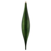 Vickerman 13" Moss Green Mercury Rain Drop Ornament (2 pack)